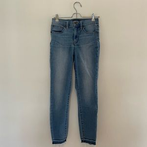 Frayed Edge Skinny Jeans